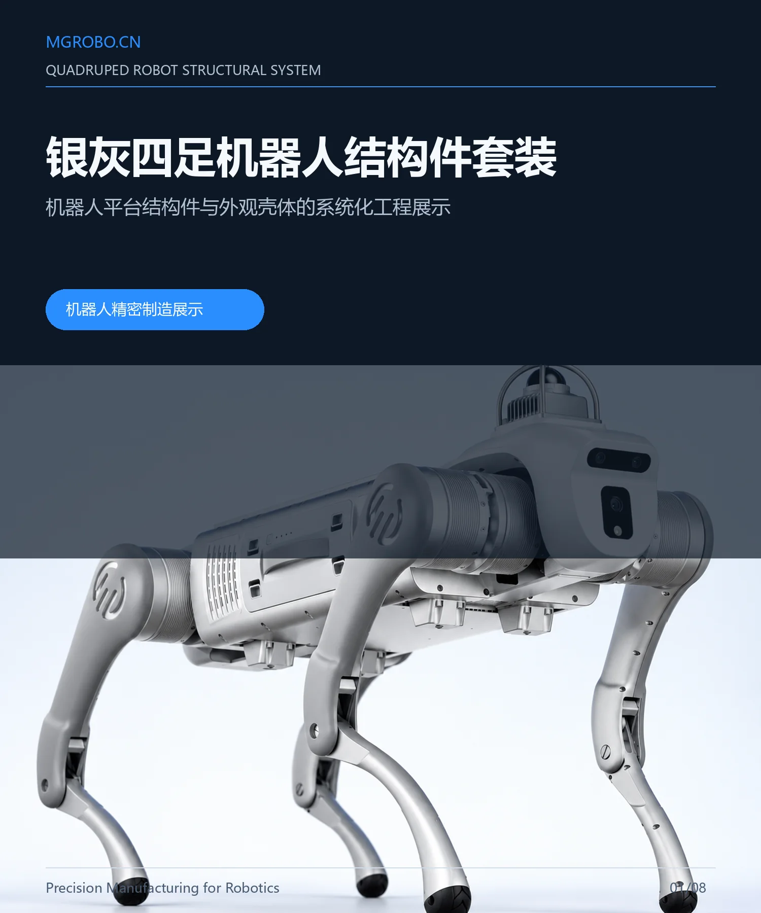 四足机器人结构件系统详情页 1