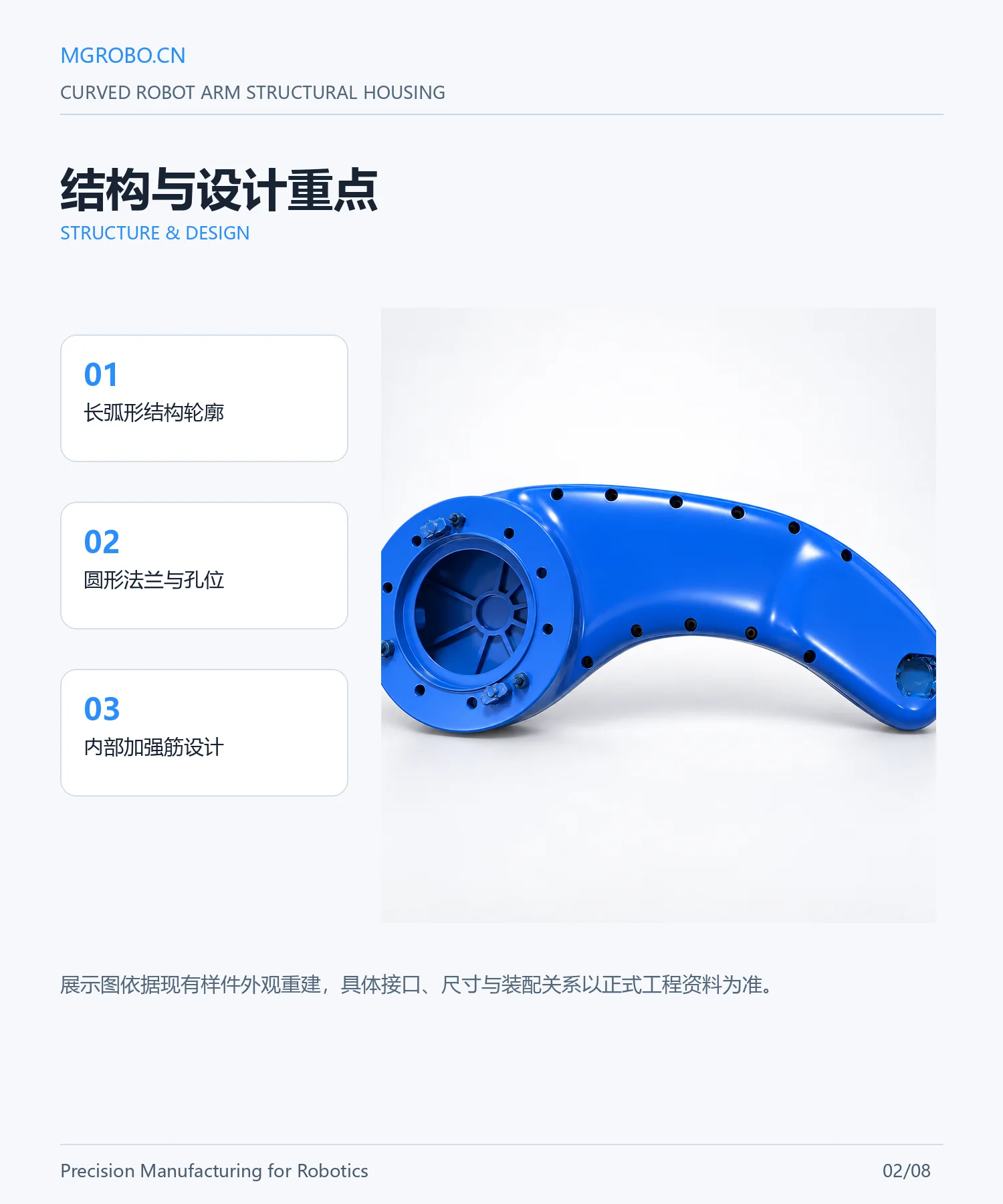 机器人曲臂结构壳体详情页 2
